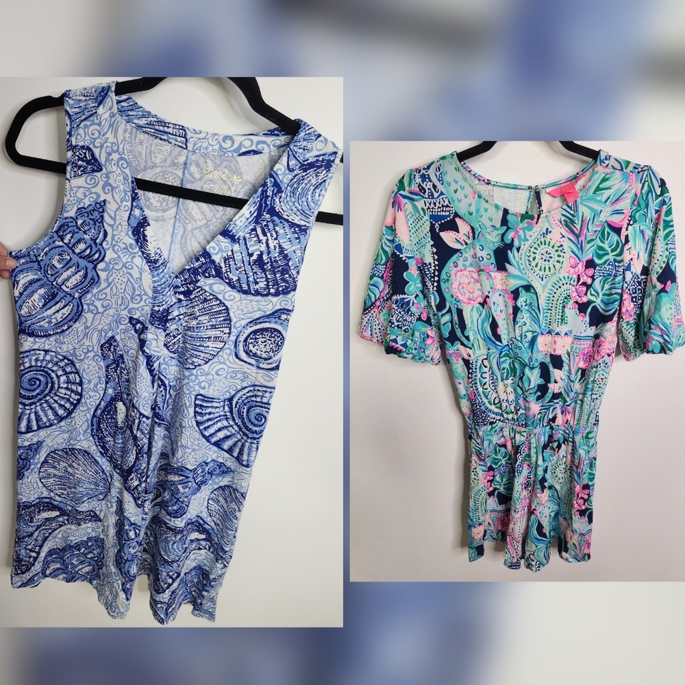 Set Of 2, Swing Flowy Dress & Romper, XS